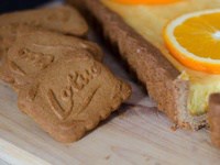 Tarte orange & spéculoos