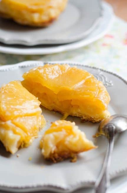 Tatin d'ananas & rhum ambré