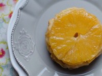 Tatin d'ananas & rhum ambré