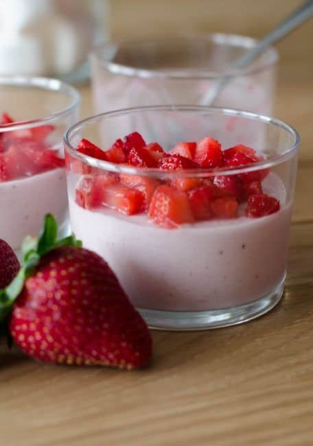 Petites mousses aux fraises & mascarpone