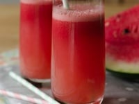 Cocktail gin, Grand Marnier & pastèque