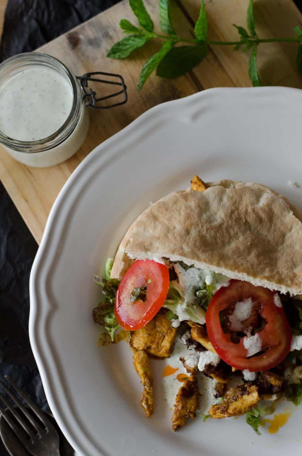 Kebab maison & boulgour à la menthe et au citron