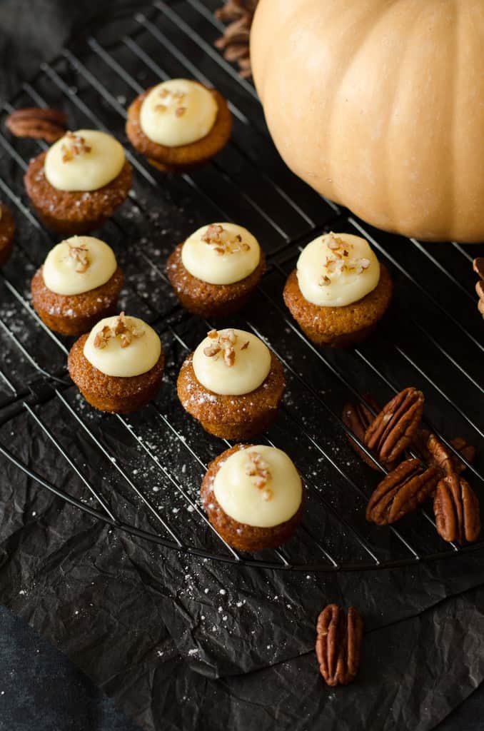 Petits gâteaux au potiron & glaçage gourmand