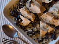 Poulet aux trompettes de la mort