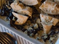 Poulet aux trompettes de la mort