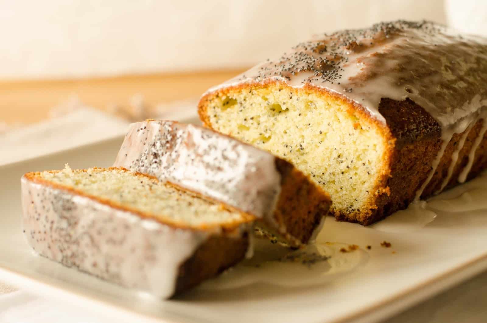 Cake au citron & aux graines de pavot