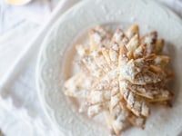 Sapin de Noël enneigé {sablés amande-orange}