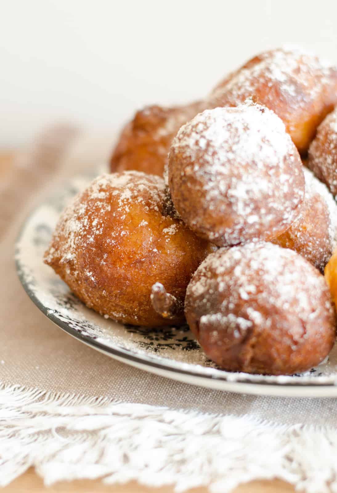 Beignets moelleux à la fleur d'oranger