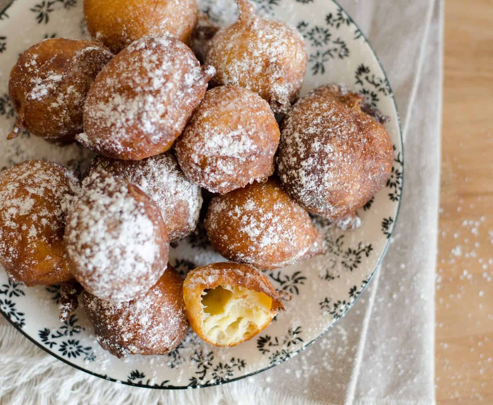 Beignets moelleux à la fleur d'oranger