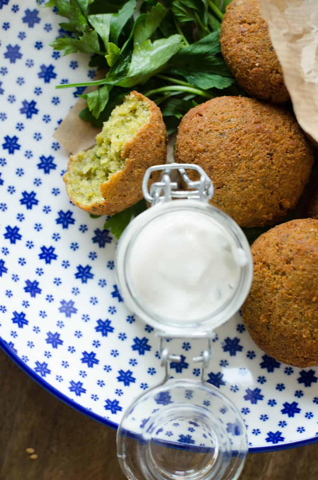 Falafels et sauce au tahin