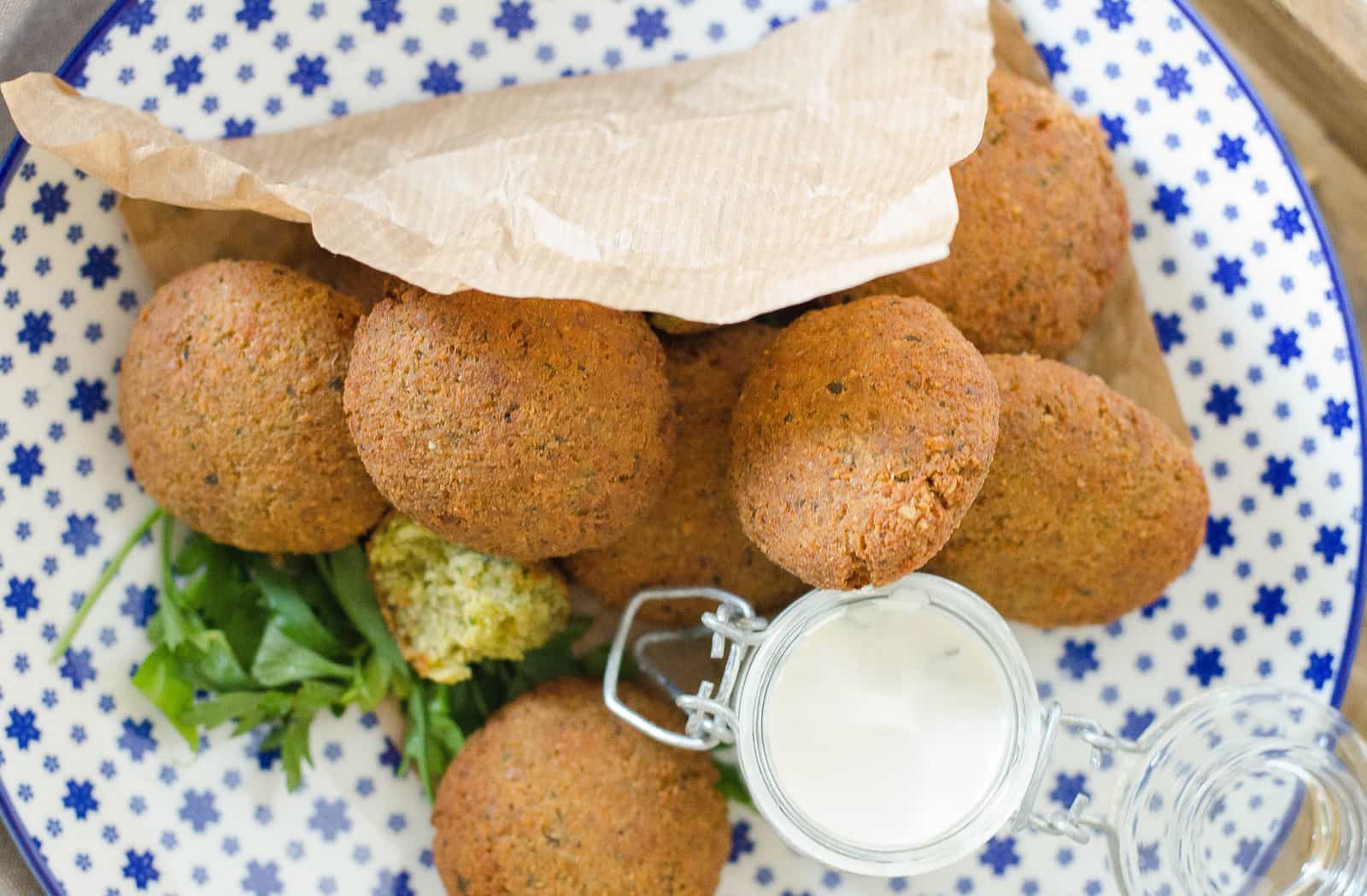 Falafels et sauce au tahin