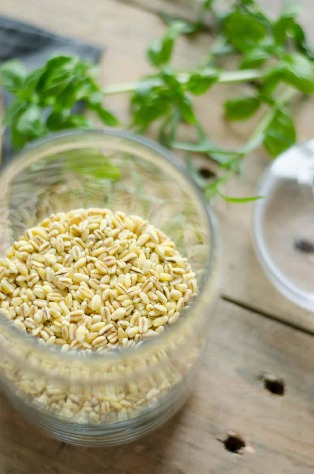 "Blésotto" aux courgettes, artichauts & parmesan