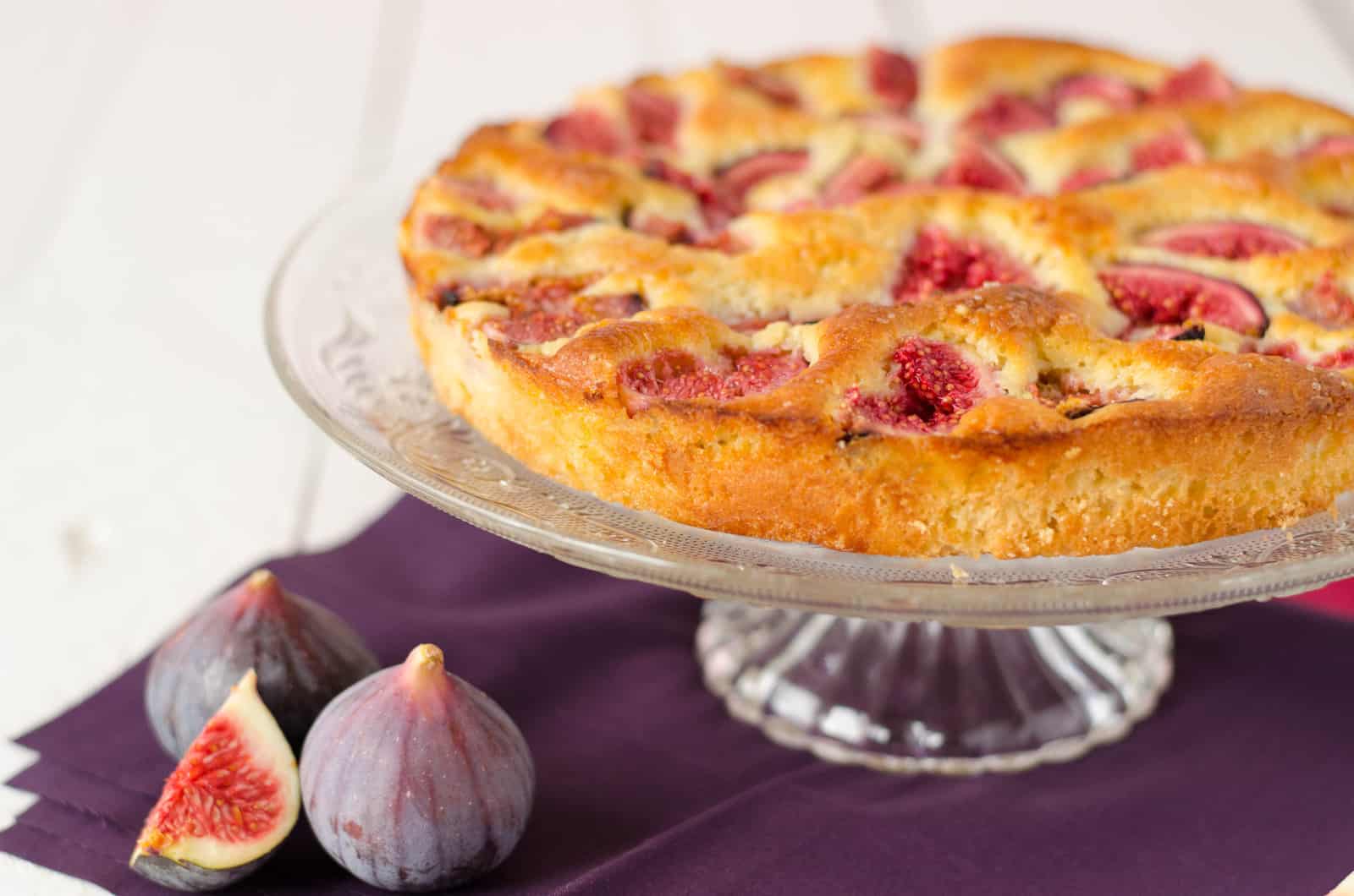 Tarte briochée aux figues