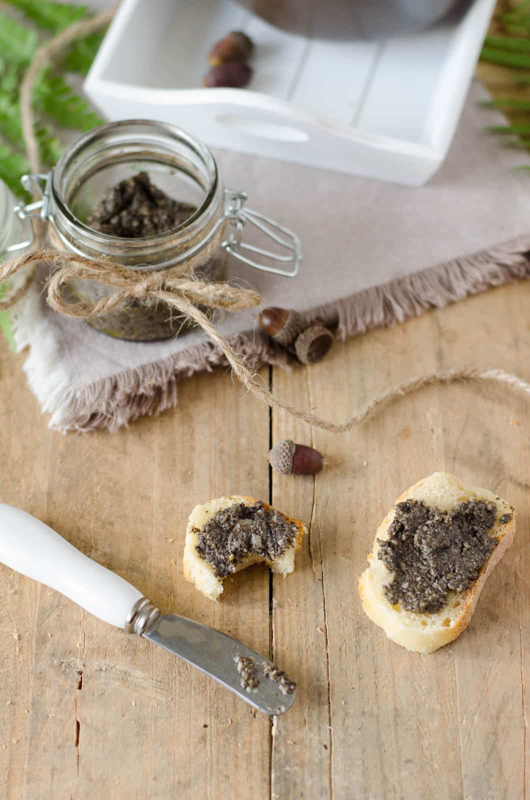 Tartinade aux trompettes de la mort