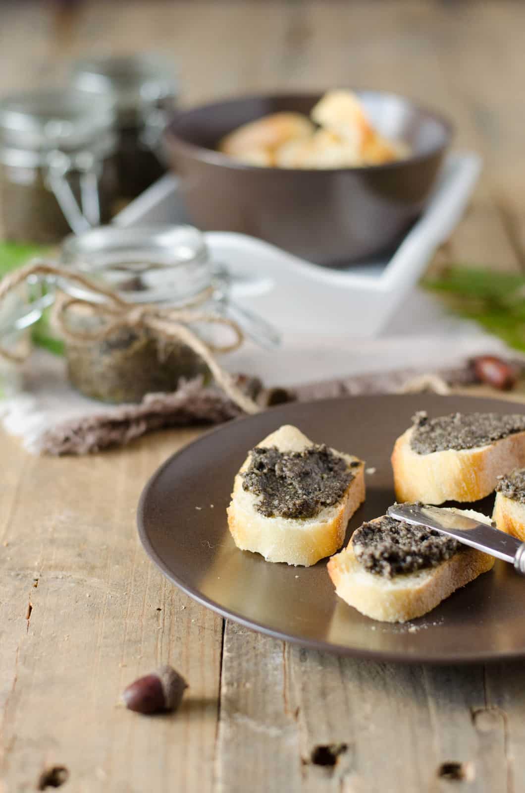 Tartinade aux trompettes de la mort