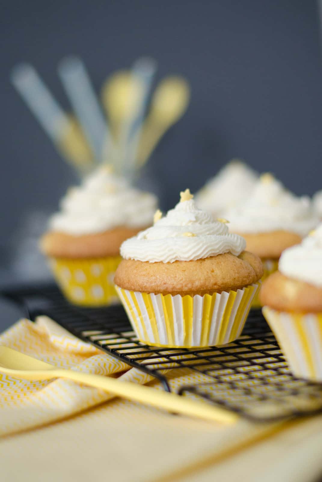 Cupcakes à la pomme & glaçage au beurre d'érable