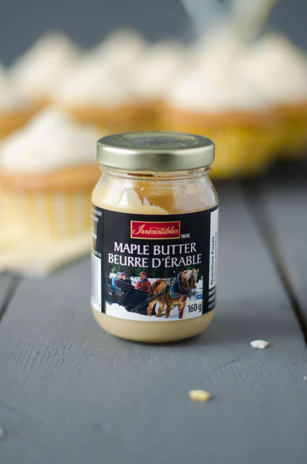 Cupcakes à la pomme & glaçage au beurre d'érable