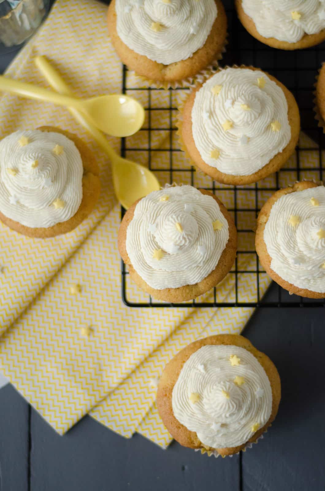 Cupcakes à la pomme & glaçage au beurre d'érable