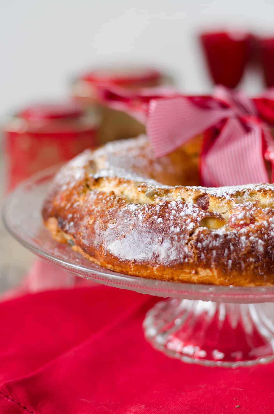 Couronne de l'Avent aux fruits confits