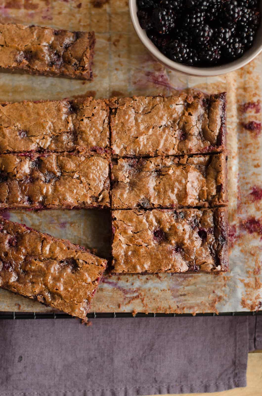 Moelleux au chocolat & à la mûre