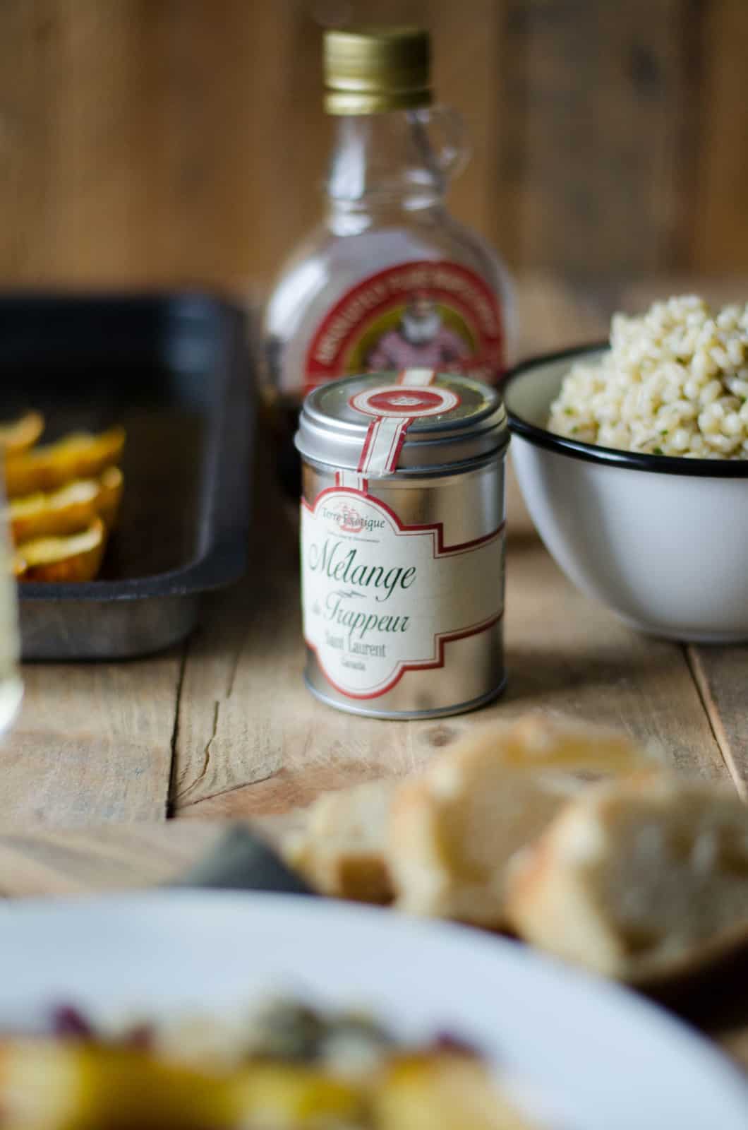 Salade d'orge perlé à la courge {d'inspiration canadienne}