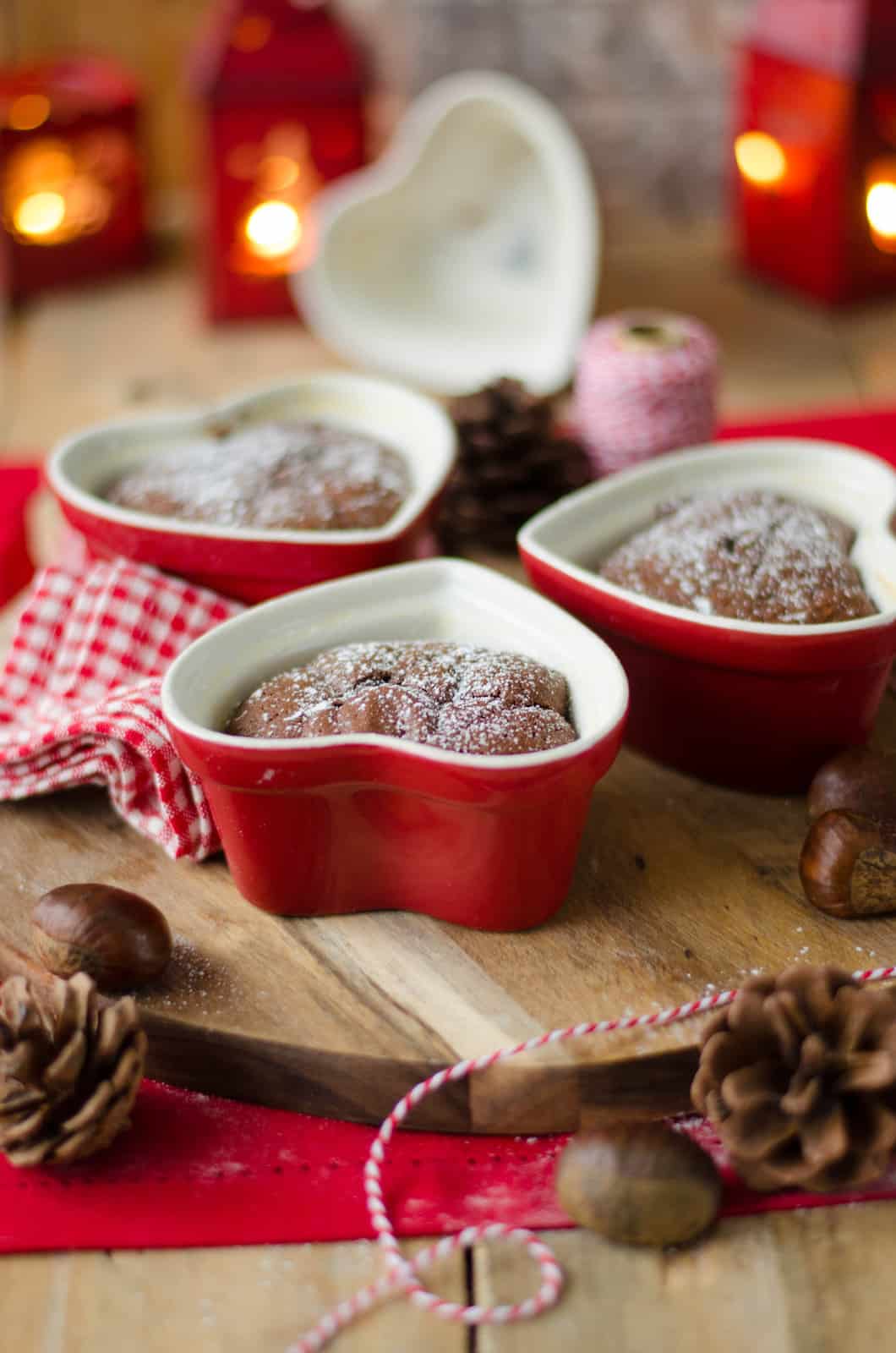 {Saint-Valentin } Moelleux au chocolat & à la crème de marron