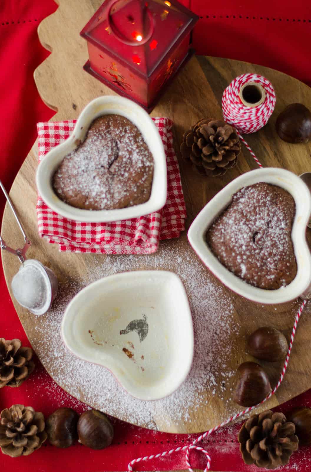 {Saint-Valentin } Moelleux au chocolat & à la crème de marron