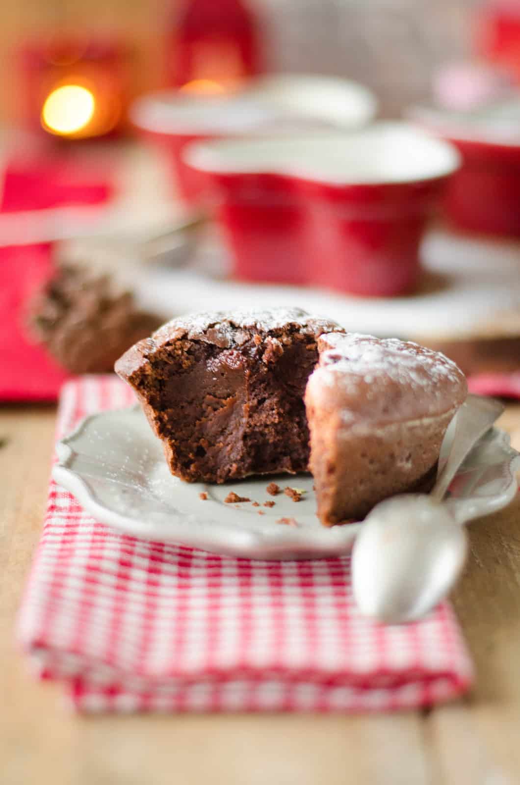 {Saint-Valentin } Moelleux au chocolat & à la crème de marron