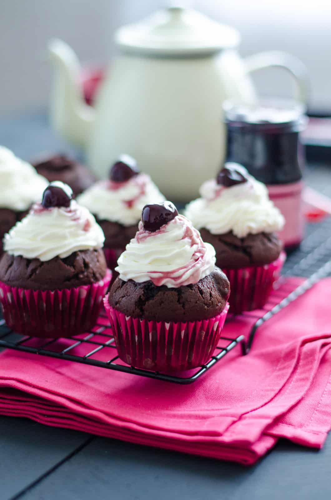 Cupcakes Forêt-Noire