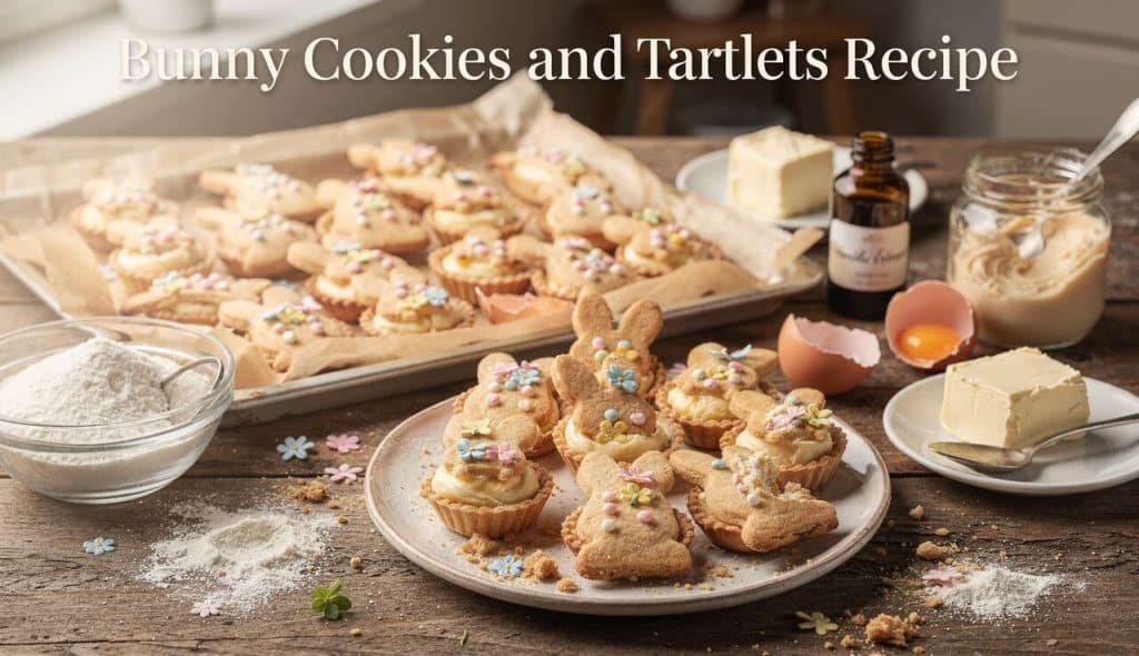 Recette de biscuits et tartelettes lapins pour Pâques