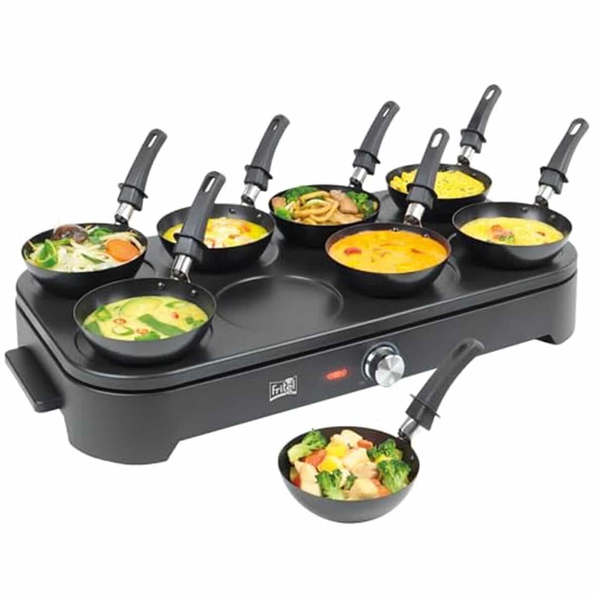 Test de l'appareil Fritel GWP 2560 : raclette, crêpière et wok 1500 W sans PFAS