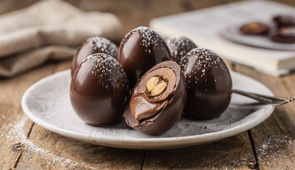 Œufs en chocolat au gianduja : recette gourmande
