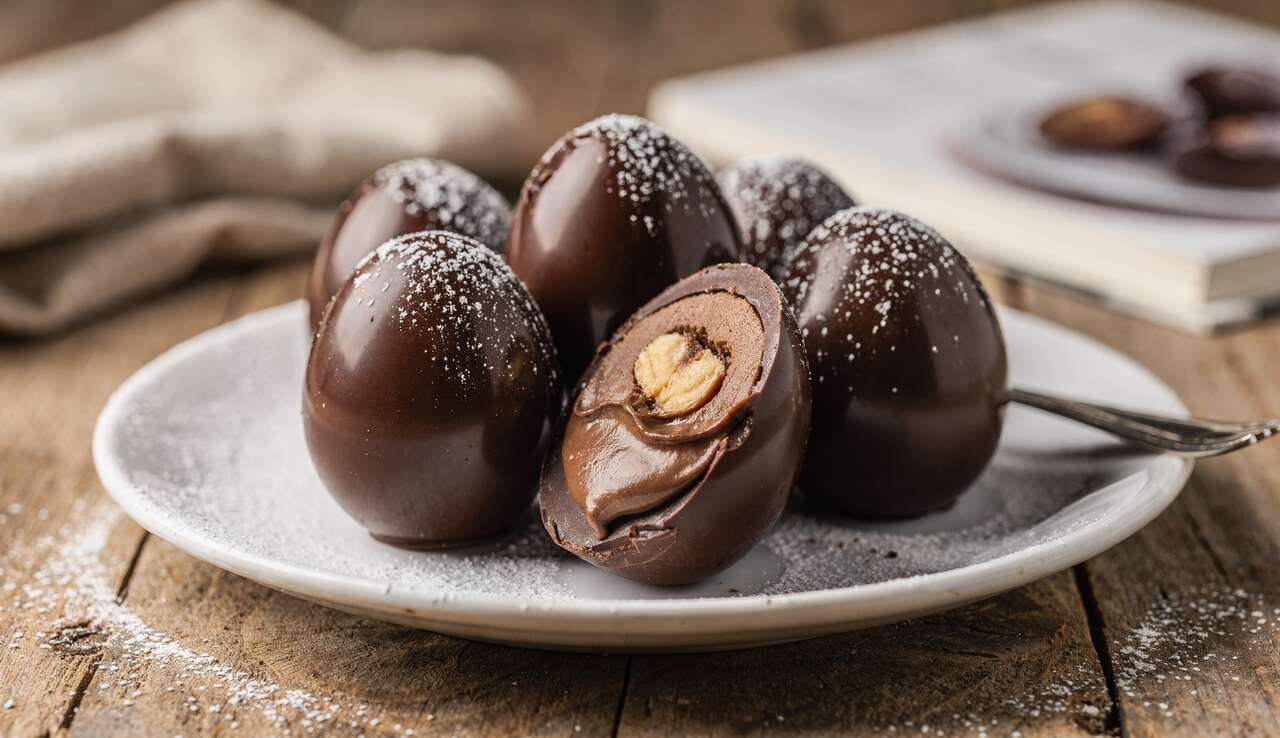 Œufs en chocolat au gianduja : recette gourmande