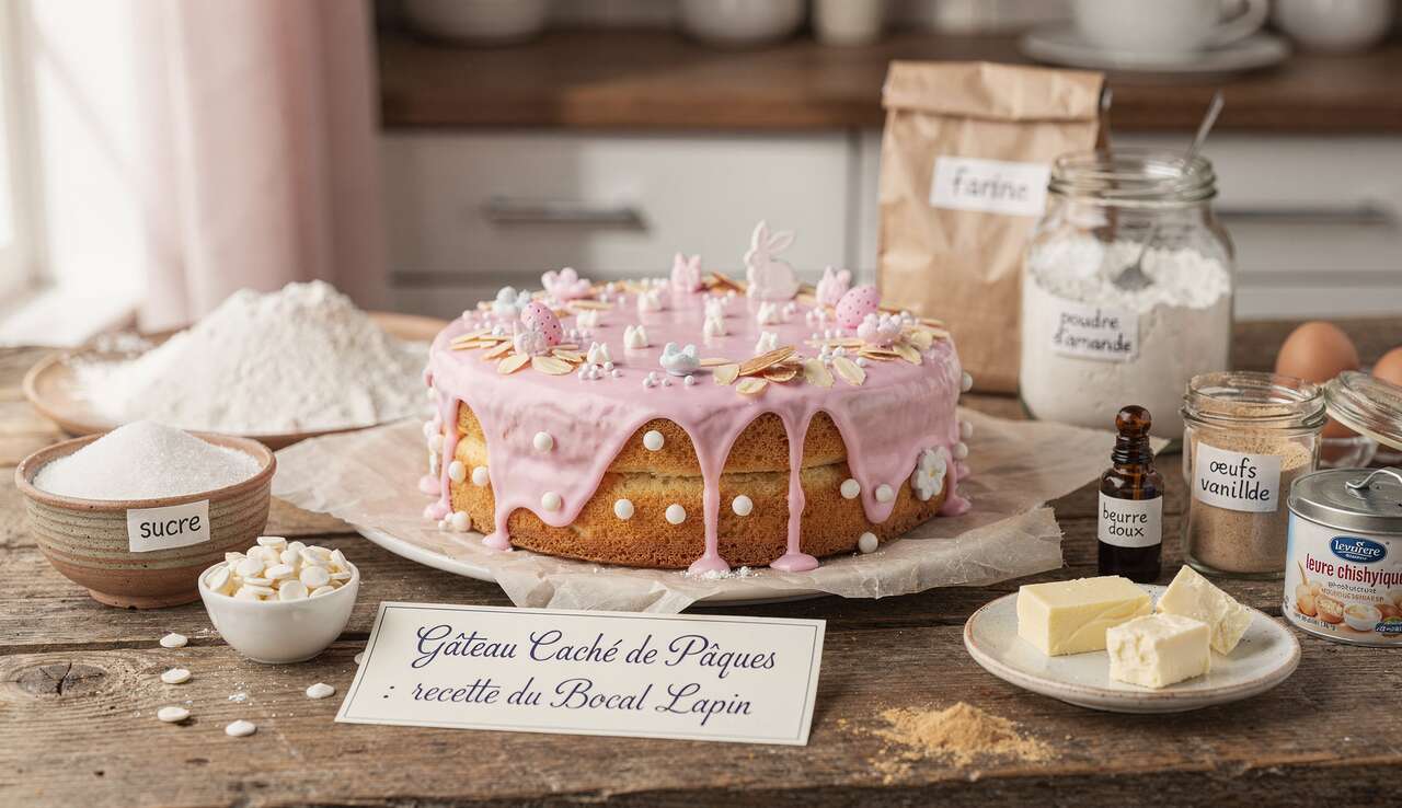 Gâteau Caché de Pâques : recette du Bocal Lapin