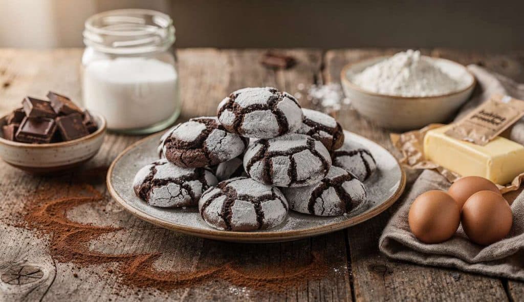Biscuits Craquelés au Chocolat : recette Gourmande et Facile