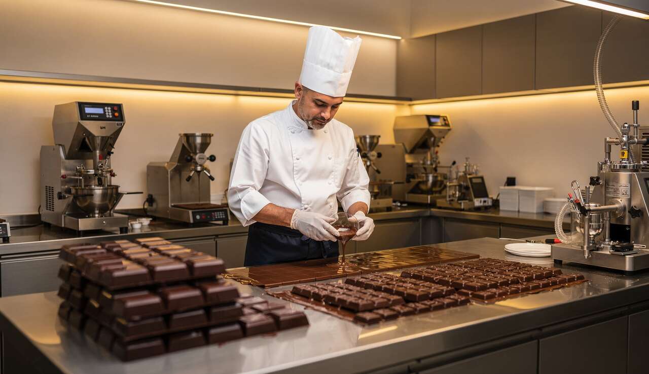 Pr&eacute;sentation du laboratoire de chocolaterie