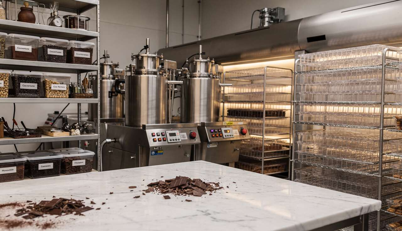 &eacute;quipements incontournables pour la chocolaterie
