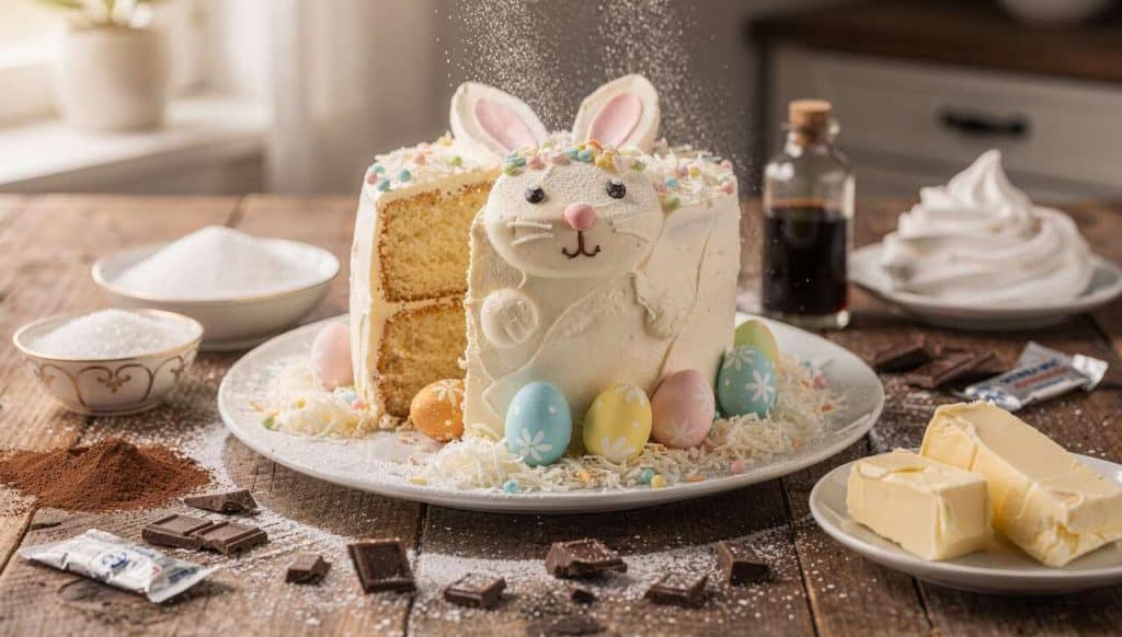 Recette gâteau lapin de Pâques facile et délicieux