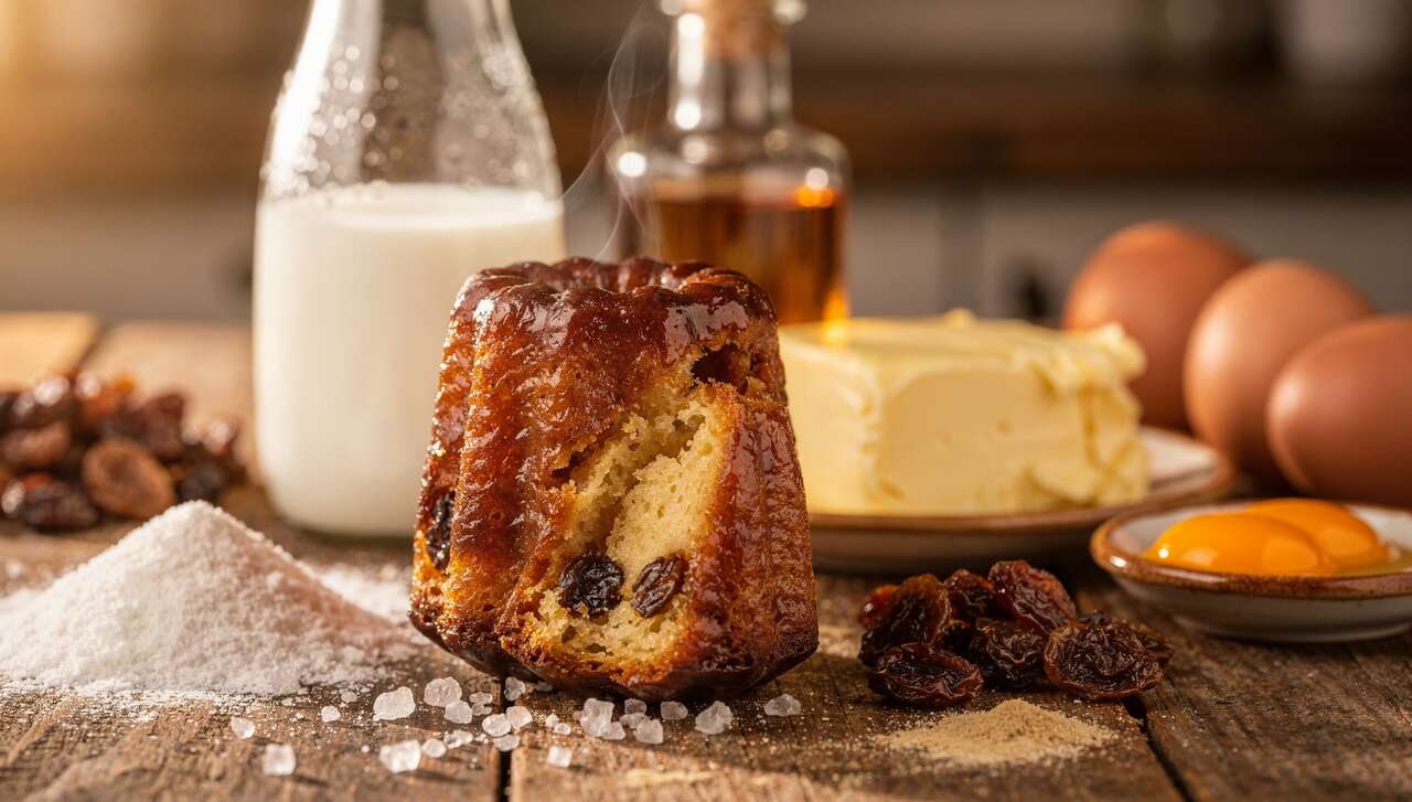Cannelés au Rhum et Raisins : recette Gourmande