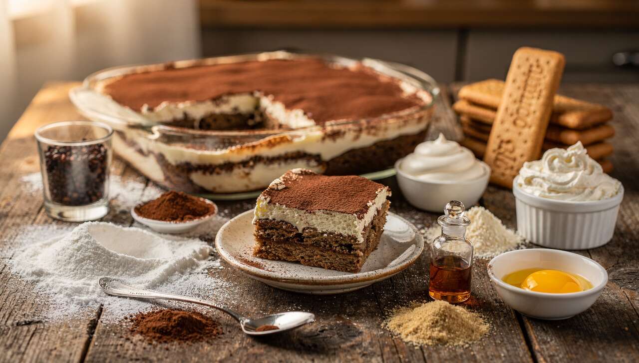 Délicieux tiramisu avec biscuits faits maison : une recette gourmande