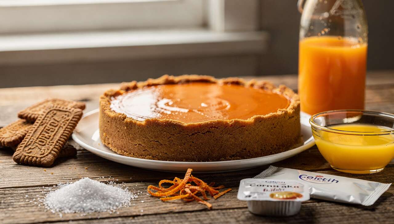 Recette de tarte orange spéculoos : un délice gourmand