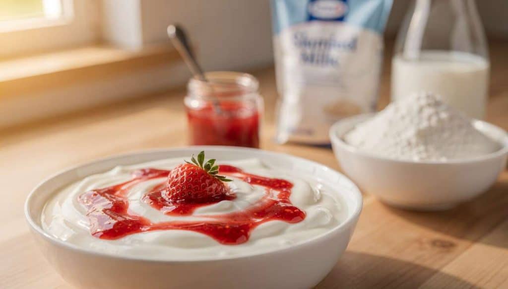 Recette de Yaourts Maison à la Confiture