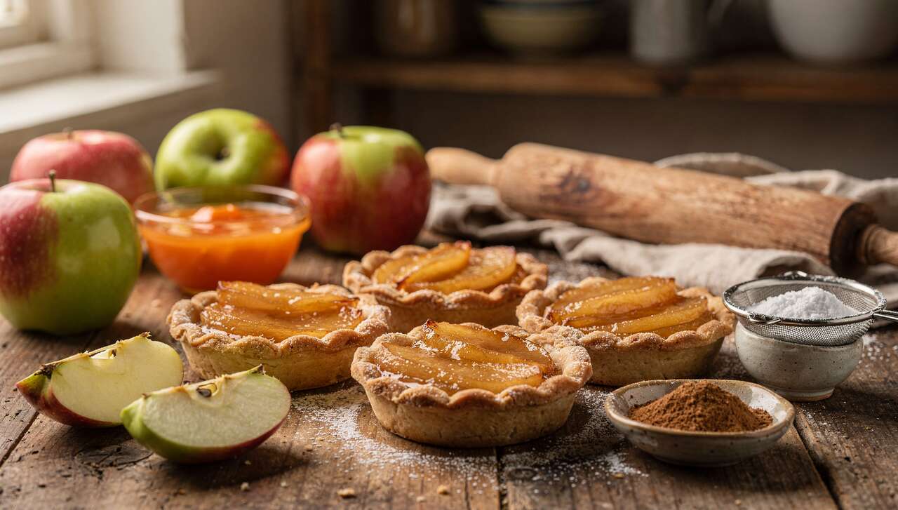 Tartelettes aux pommes à l'ancienne : recette traditionnelle