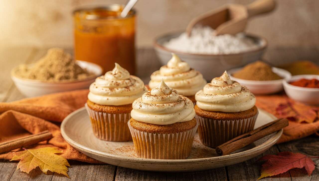 Petits gâteaux au potiron : recette et glaçage gourmand
