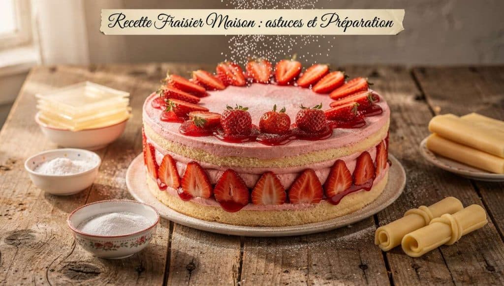 Recette Fraisier Maison : astuces et Préparation
