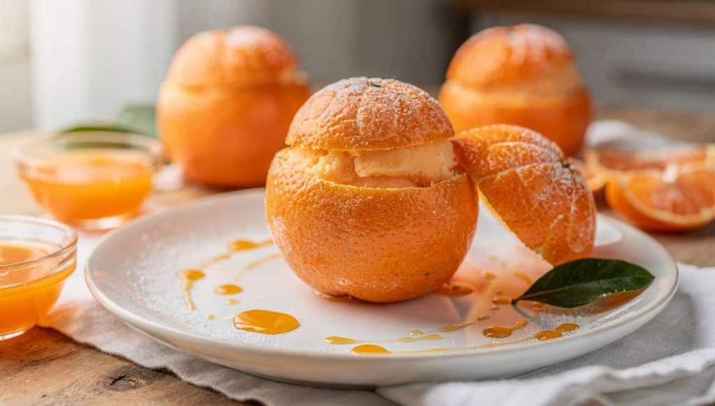 Clémentines Givrées : recette de Dessert Rafraîchissant