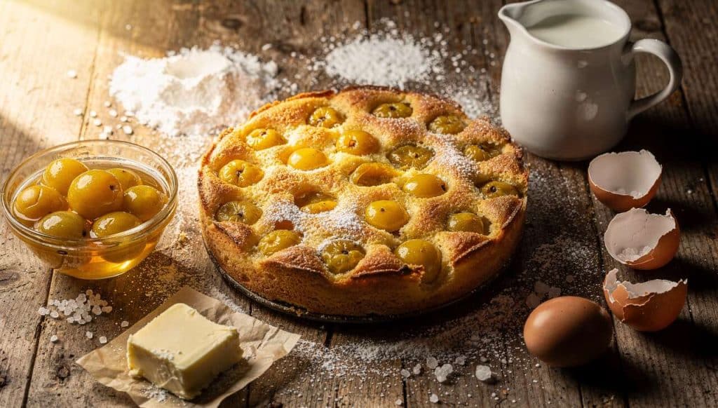 Clafoutis aux mirabelles : recette facile et gourmande