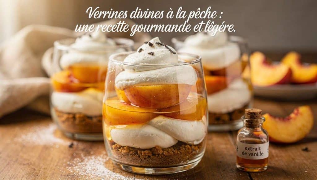 Verrines divines à la pêche : une recette gourmande et légère
