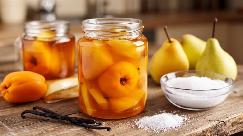 Gelée de coings et poires à la vanille : recette facile