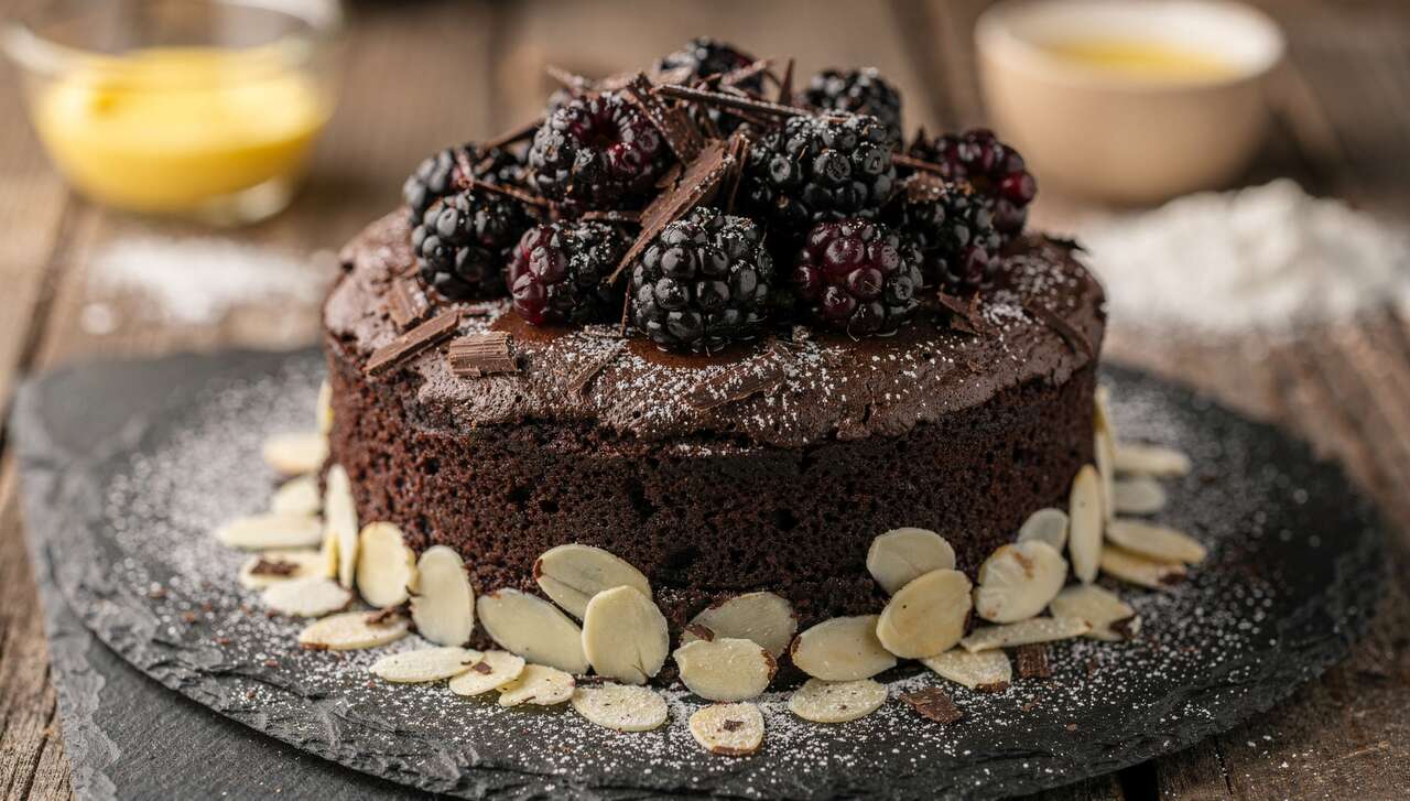 Moelleux au chocolat noir et mûres : recette gourmande